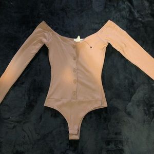 Off the shoulder bodysuit